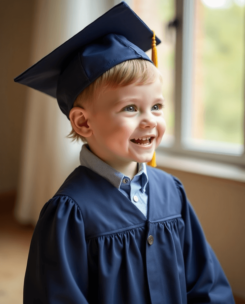 Kid Sized Graduation Gown